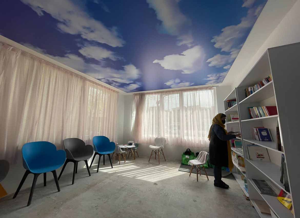 افتتاح کتابخانه با من بخوان در صنعتی مهرآباد